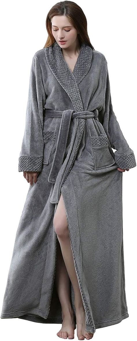 amazon womens long robes|women's long robes intimate.